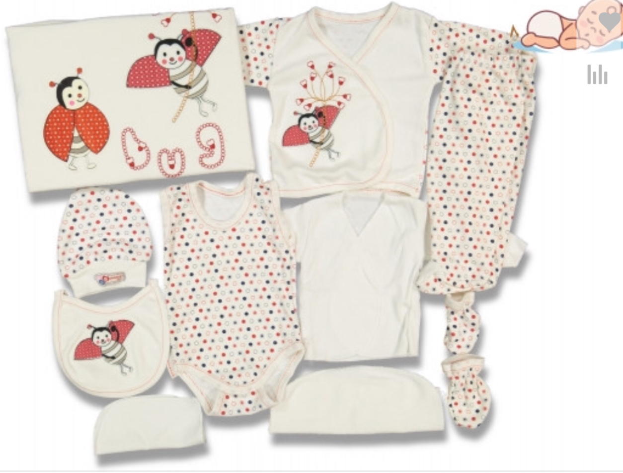 Kit Naissance Fille 11 Pieces Kit Naissance Fille 11 Pieces